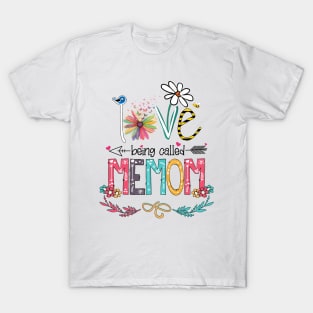 Love Being Called Memom Happy Mother's Day T-Shirt